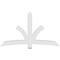 Ekena Millwork Davenport Architectural Grade PVC Gable Bracket, 84"W x 49"H x 4"D x 6"F, 14/12 Pitch GBP084X49X0406DAV00 - alternate 5